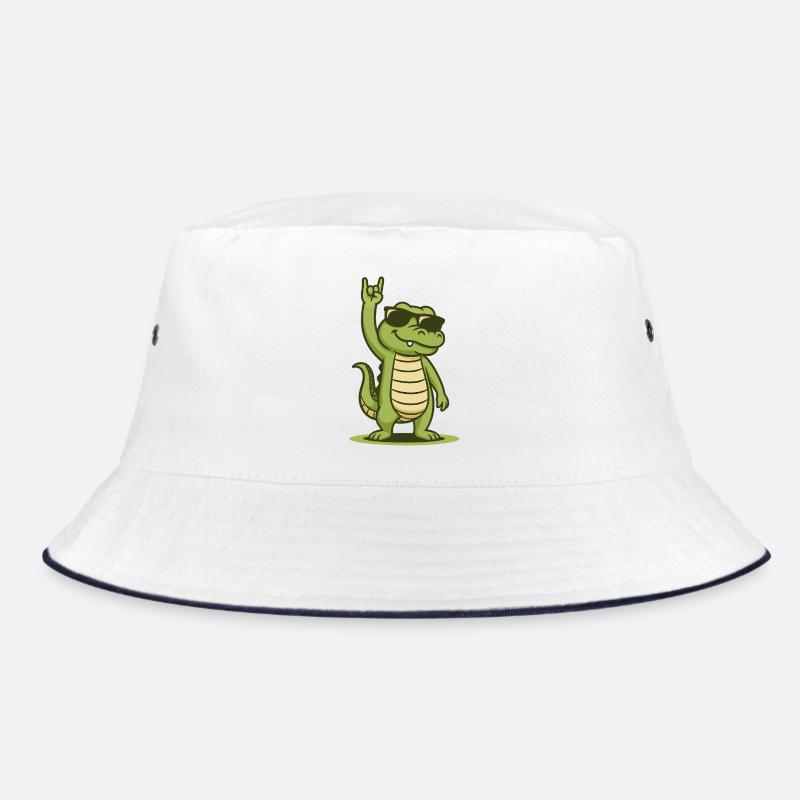 Rock'n'Roll Crocodile Baby Bucket Hat