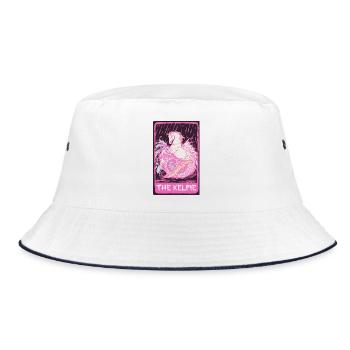 Mythological Creatures The Kelpie - Bucket Hat - white/navy - Front