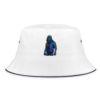 Urban Decay – Future Zombie Warrior - Bucket Hat - white/navy - Front