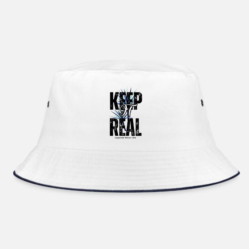 Tropische Palme Farbexplosion Bucket Hat