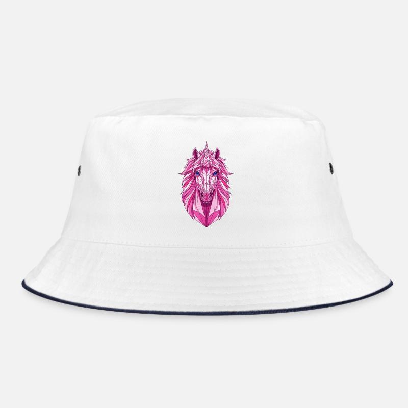 Licorne rose polygonale Bob