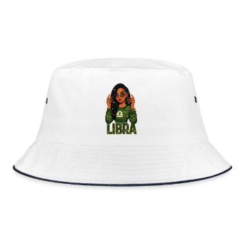 Reine Balance – Afro Girl Grace & Justice en place - Bob - blanc/marine - Devant