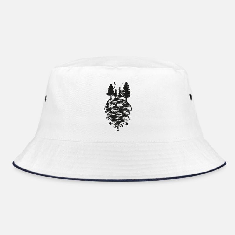 Pine Cone Nature Forest Bucket Hat