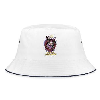 Scream Queens Horror Marathon - Bucket Hat - white/navy - Front