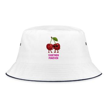 Cherry duo Together Forever - Bob - blanc/marine - Devant
