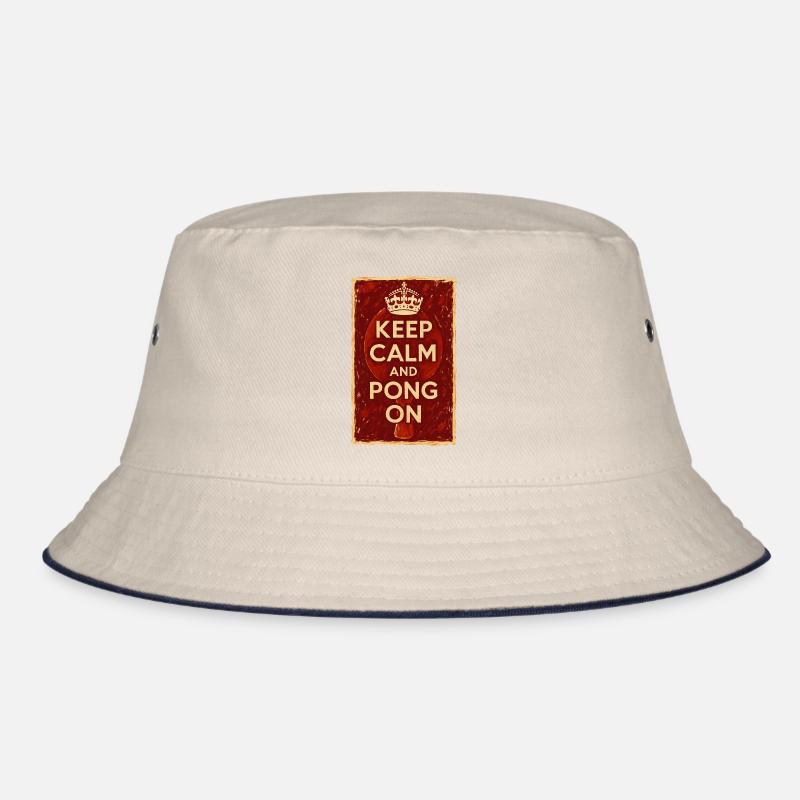 Keep Calm and Pong On / Ping Bucket Hat