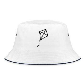 Kite - Bucket Hat - white/navy - Front