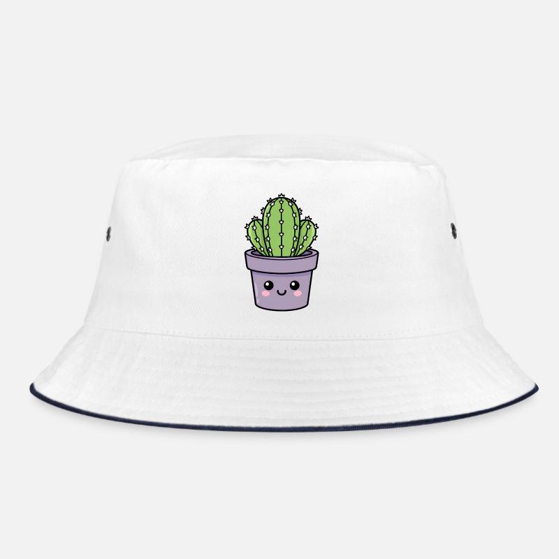 Cactus Kawaii dans un pot violet Bob