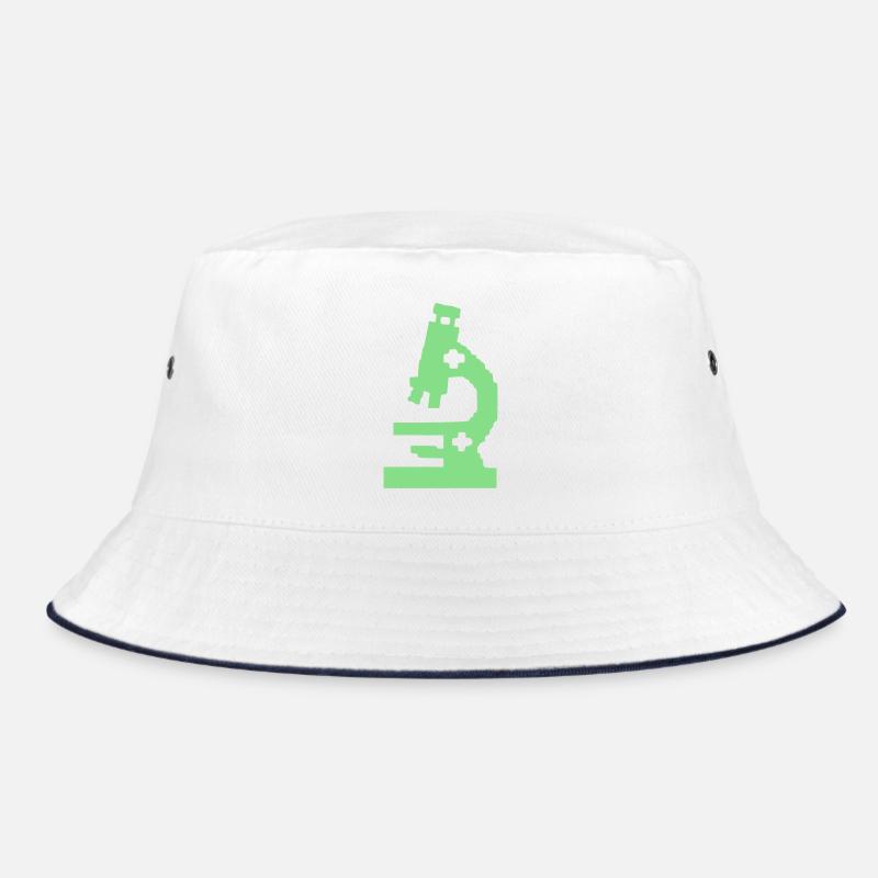 Microscope Pixel Laboratory Icon Bucket Hat