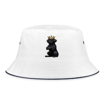 Labrador Labrador owner Labrador lover - Bucket Hat - white/navy - Front