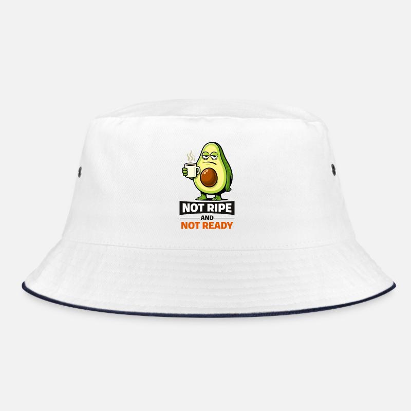 Avocado Meme: Not Ripe Not Ready Bucket Hat