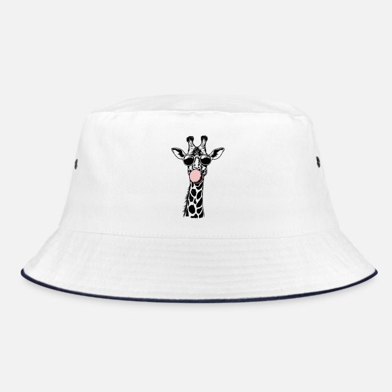 Coole Giraffe-Bubble-Vibes Bucket Hat