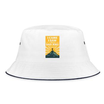 Chemise drôle de blague de papa Cadeau d’humour de père - Bob - blanc/marine - Devant
