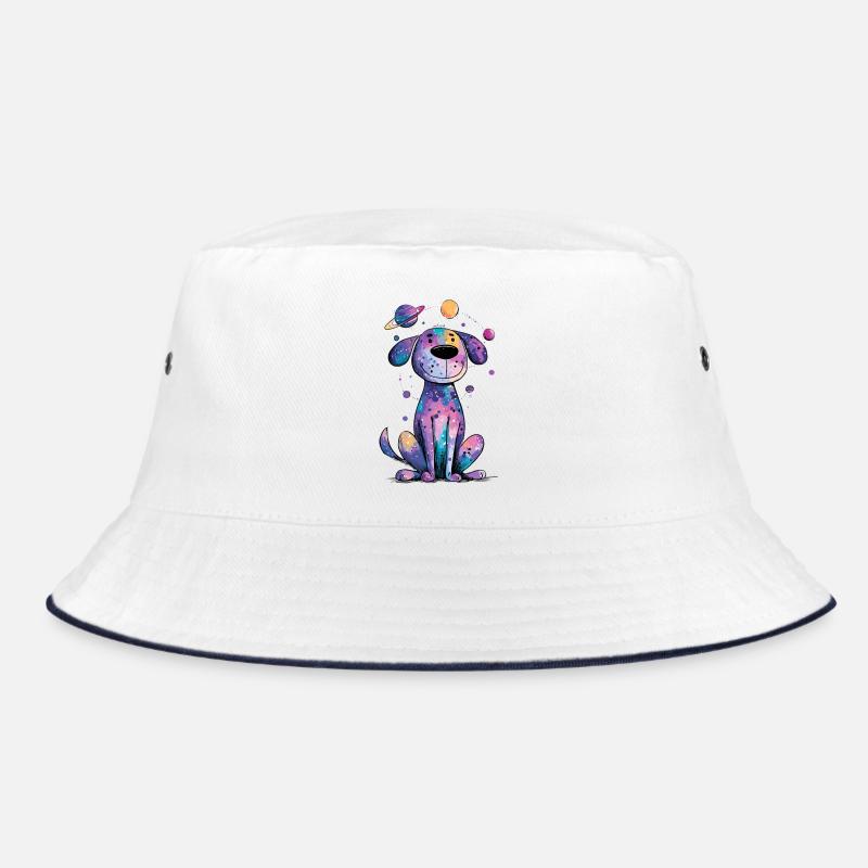 Galactic puppy in space Bucket Hat