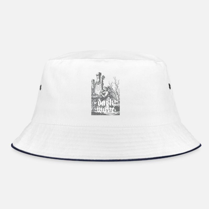 Dark Wave Graveyard Raven Bucket Hat