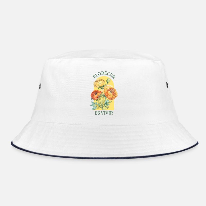 Florale Ranunkeln Bucket Hat
