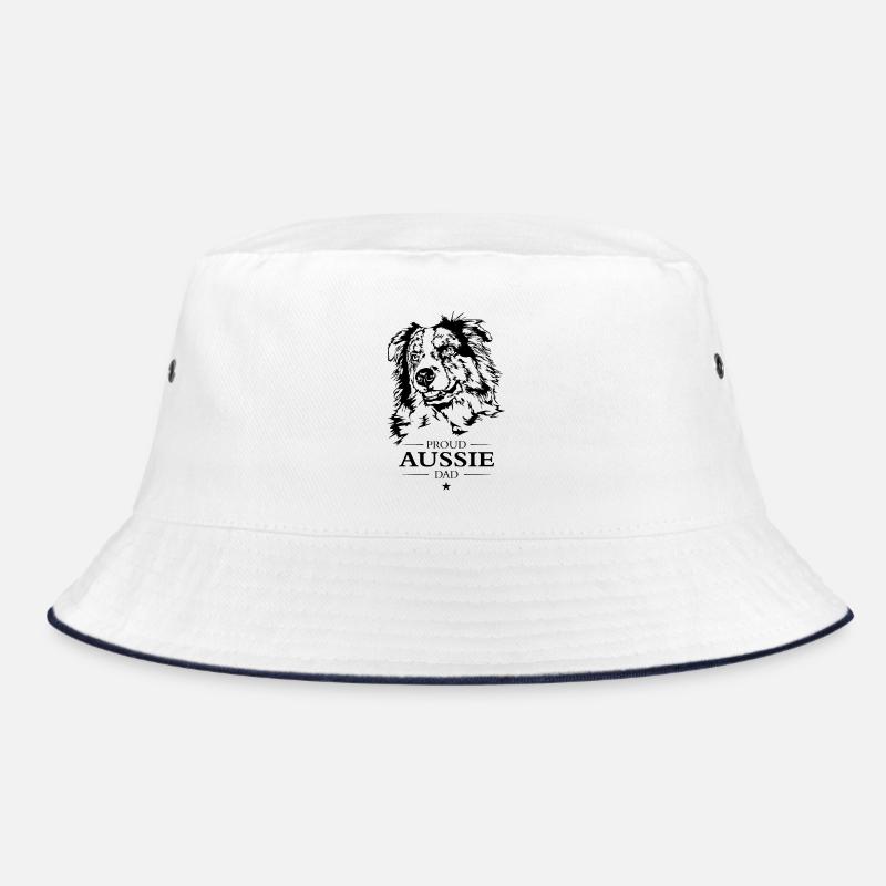 Aussie Dad Australian Shepherd Dog Dog Wilsigns Bucket Hat