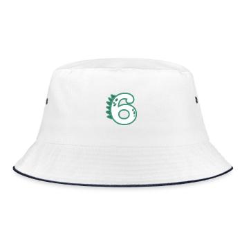 Numéro 6 - Bob - blanc/marine - Devant