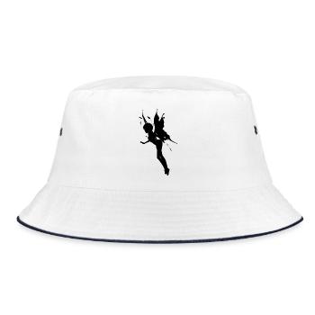 Little fairy - Bucket Hat - white/navy - Front