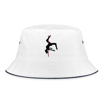 Pole Dance Scorpio - Bucket Hat - white/navy - Front