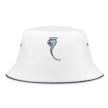 Good sperm - good sperm - Bucket Hat - white/navy - Front
