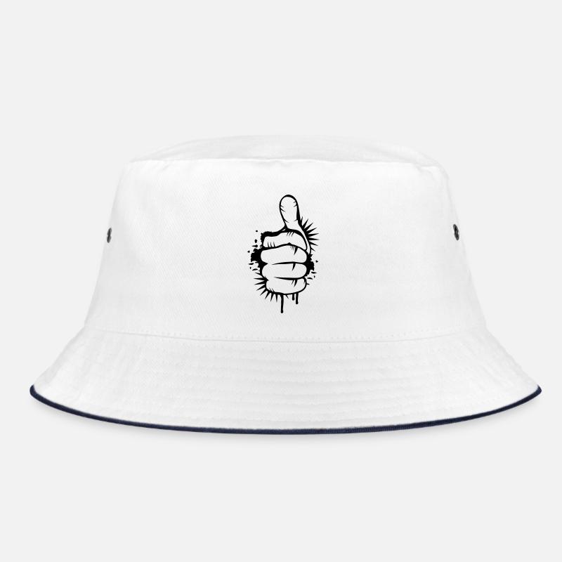 Hand mit Daumen nach oben Bucket Hat