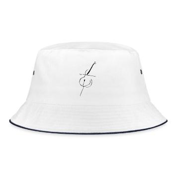 Cello pur - Bucket Hat - Weiß/Navy - Vorne