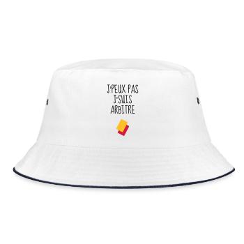 Referee Refereeing Schiedsrichter Arbitre Sport - Bucket Hat - white/navy - Front