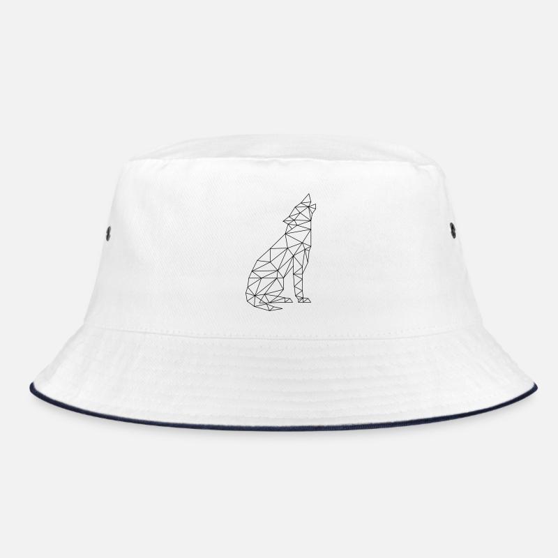 Wolf Call Wolf Contour Silhouette Bucket Hat