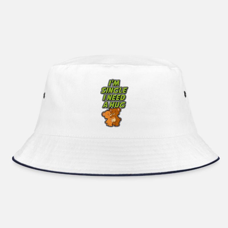I'm single and need a hug Bucket Hat