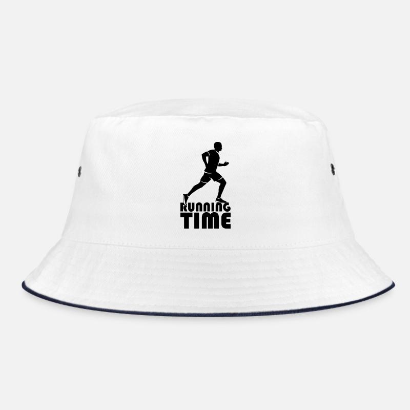 Icône de temps de course Icône Logo Illustration du coureur Bob