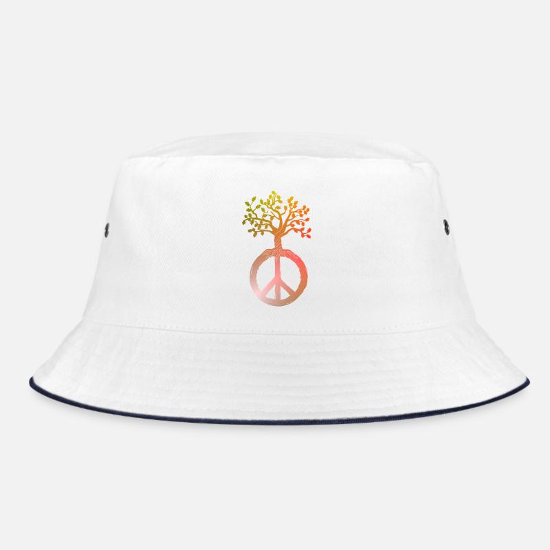 Peace Tree Peace Bucket Hat