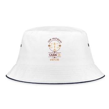 Cabin #16 in Camp Half Blood, Child of Nemesis - Bucket Hat - white/navy - Front