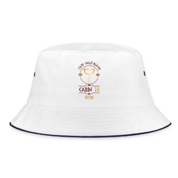Cabin #18 in Camp Half Blood, Child of Hebe - Bucket Hat - white/navy - Front