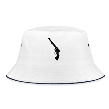 Colt Army Revolver Colt 45 - Bucket Hat - white/navy - Front