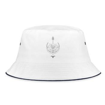 Lotus Fleur de Lotus Yoga Flèche - Bob - blanc/marine - Devant