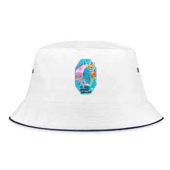 Les îles Canaries avec leur propre touche - Détendez-vous + profitez du soleil - Bob - blanc/marine - Devant