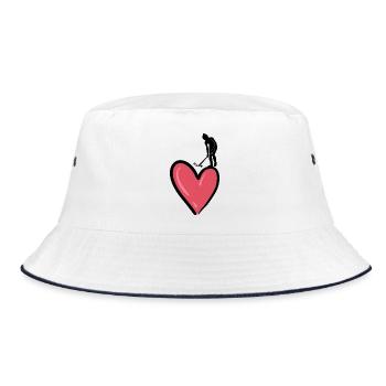 floorball fille floorball joueur de floorball unihoc-love - Bob - blanc/marine - Devant