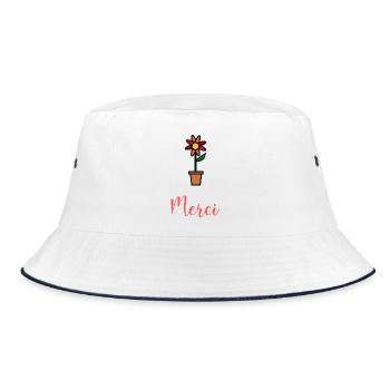 MERCI. MAÎTRESSE. MAÎTRE. MERCI MAÎTRESSE - Bob - blanc/marine - Devant