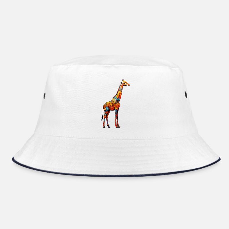 Girafe - Bob - blanc/marine