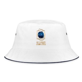 Glasgow Écosse City Skyline Love Gold - Bob - blanc/marine - Devant