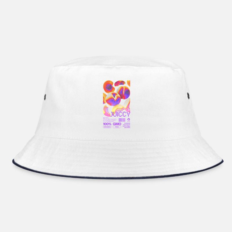 Juicy Peach Statement Bucket Hat