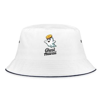 Ghost Hawaii - Bucket Hat - white/navy - Front