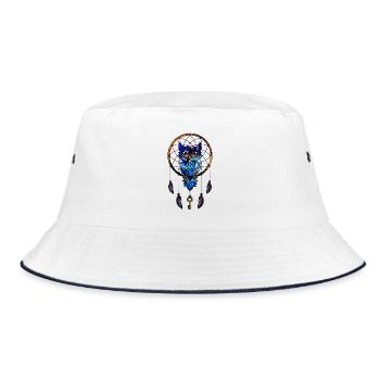 Cosmic Dream Catcher - Bucket Hat - white/navy - Front