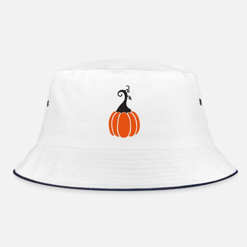 Spooky Halloween Autumn Pumpkin Bucket Hat