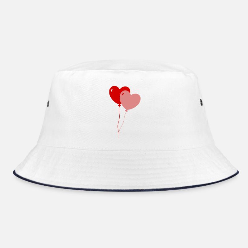 Heart Balloons Bucket Hat