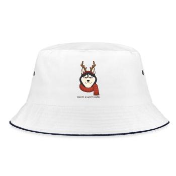 Grumpy Husky – Santa’s Unhappy Helper - Bob - blanc/marine - Devant