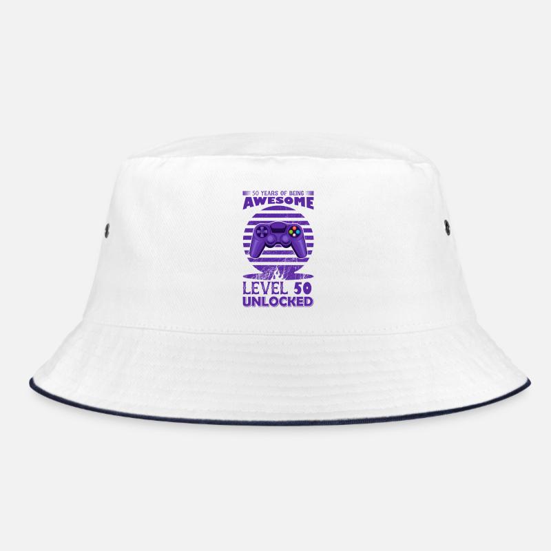 Retro Gaming Controller Motiv Bucket Hat