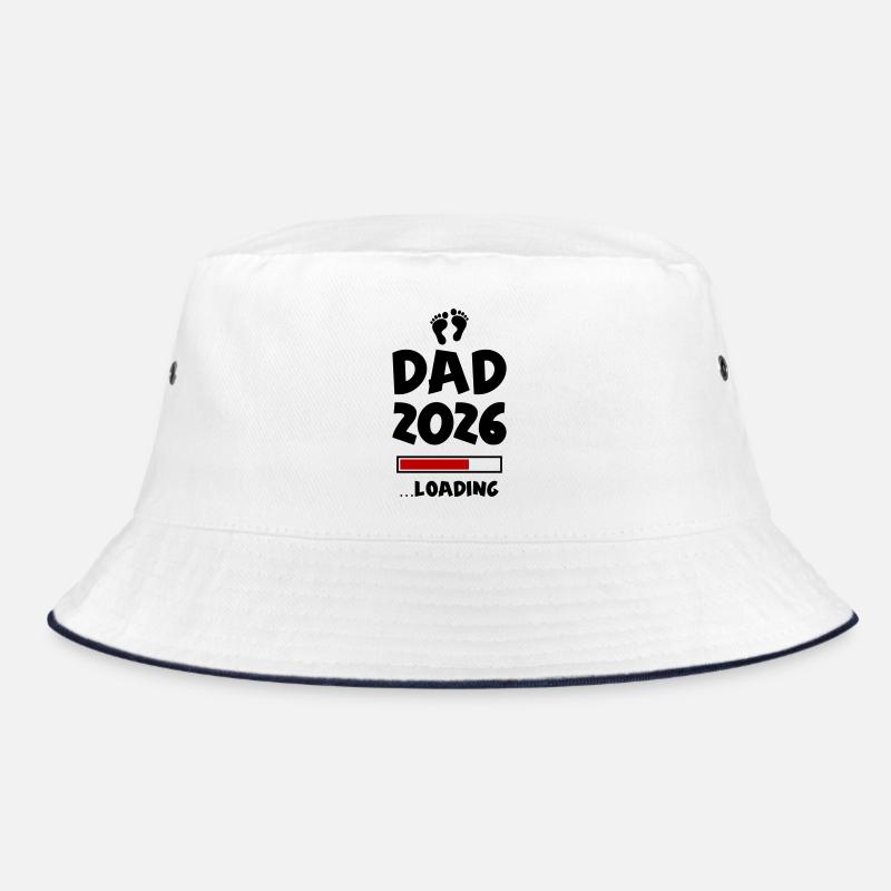 Dad 2026 Loading Papa Baby Bucket Hat