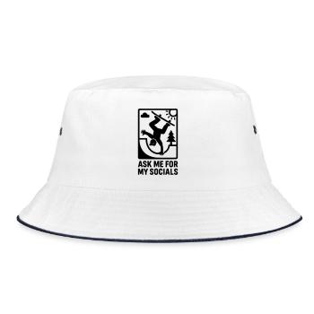 Skateboard Réseaux sociaux - Bob - blanc/marine - Devant